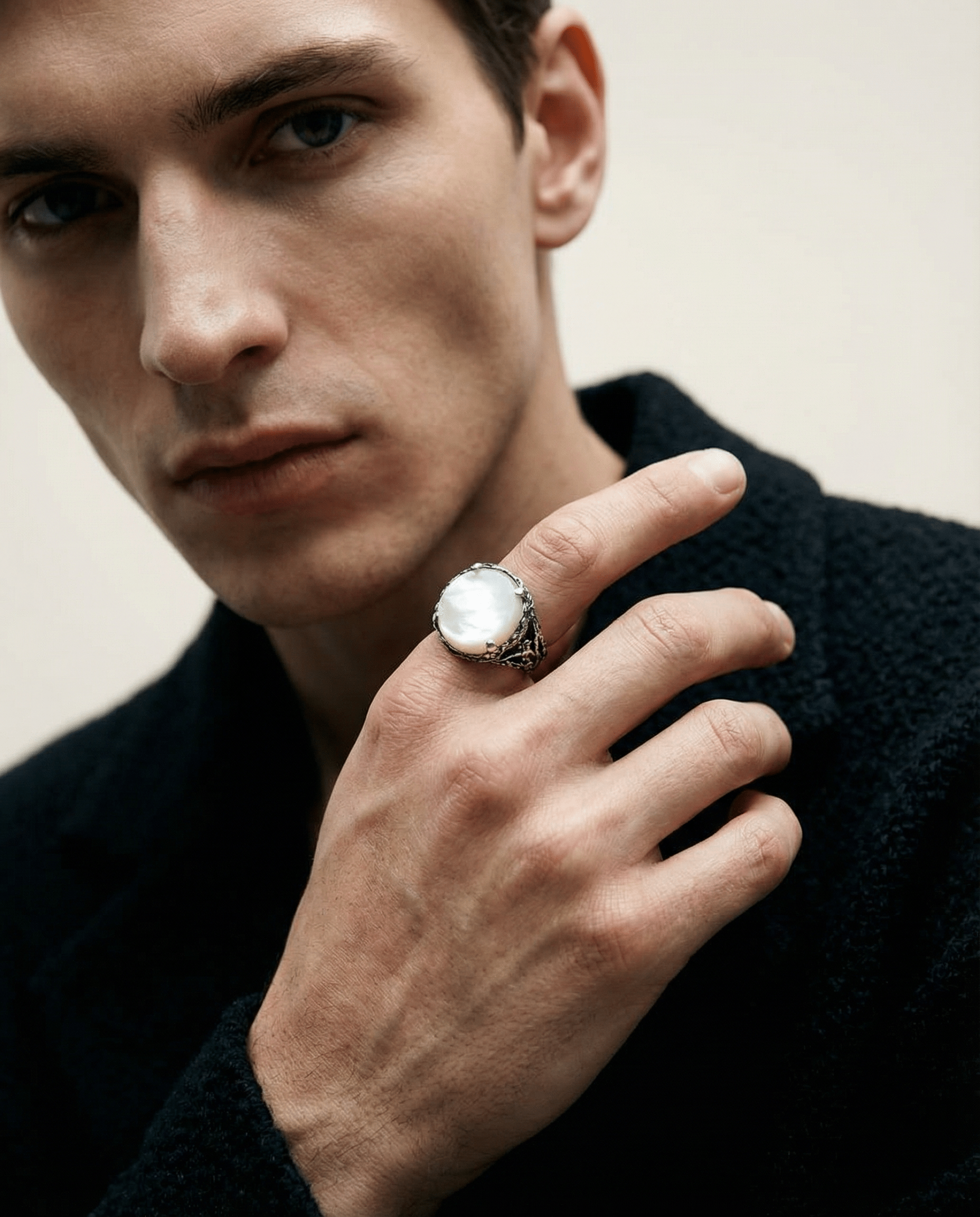 Earth Elements · Men's Stone Signet Rings | Black Rock Jewel