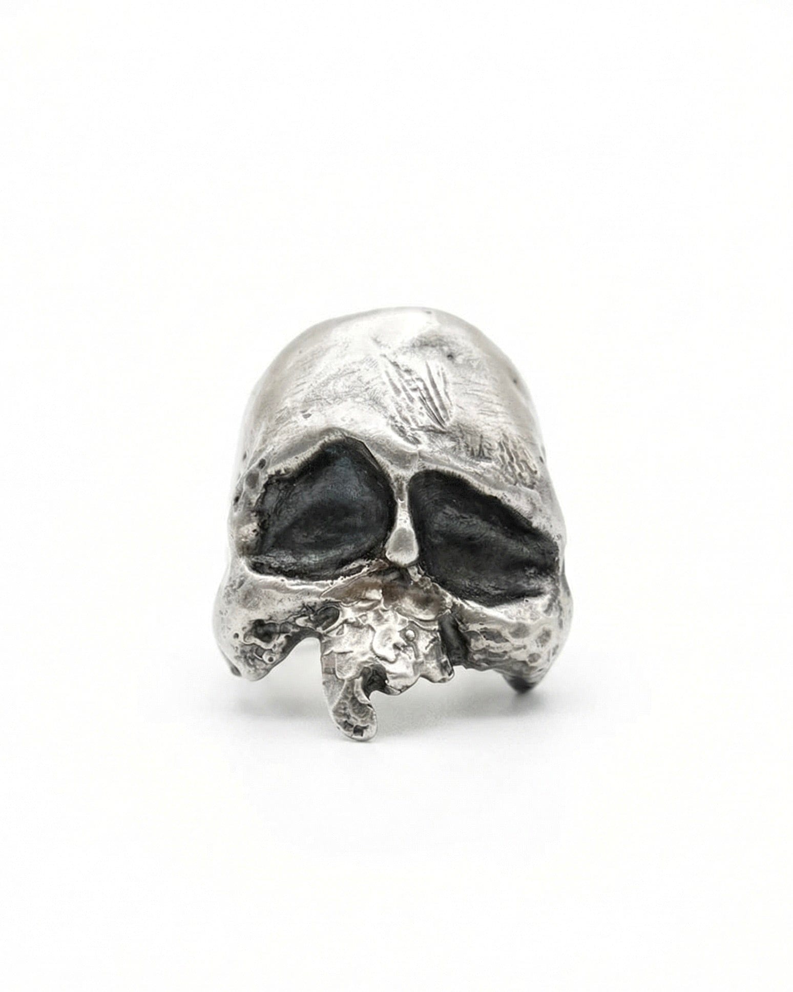 RELIC Hand-Sculpted Skull Ring | Black Rock Jewel