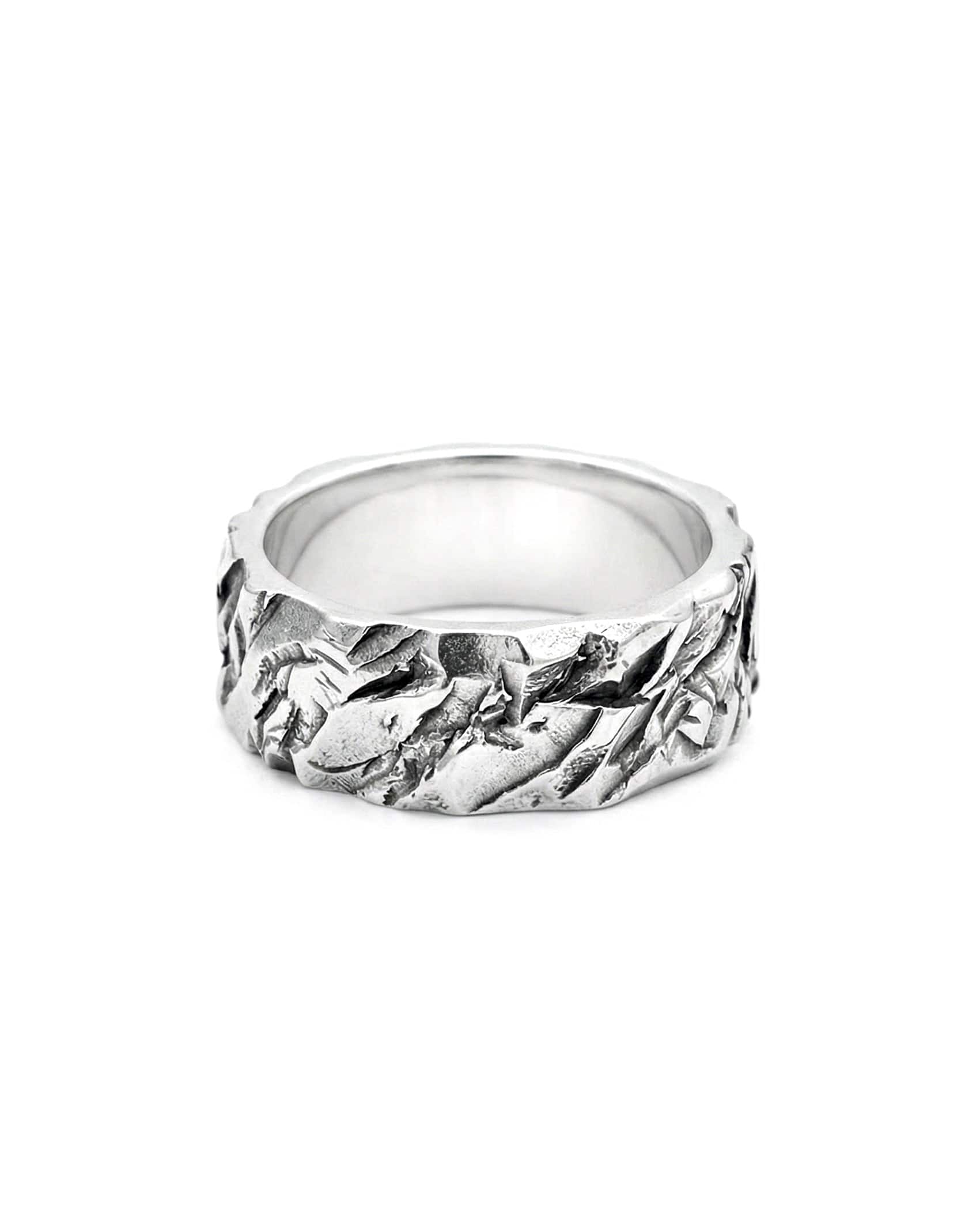 RIDGE Brutalist Texture Band | Black Rock Jewel