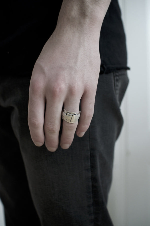 The metallurgist ring on model