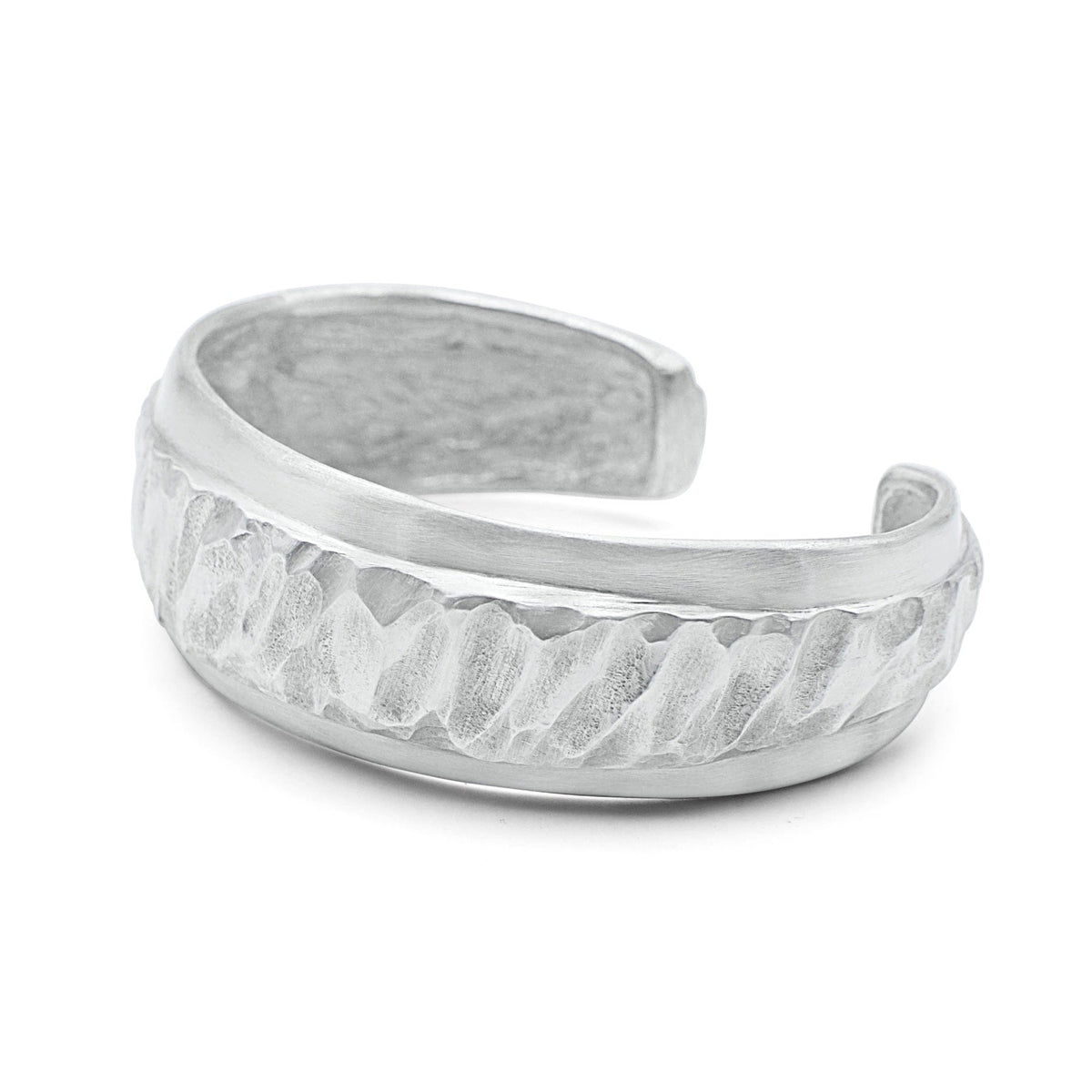 Men´s band rock cuff bracelet - Black Rock Jewel