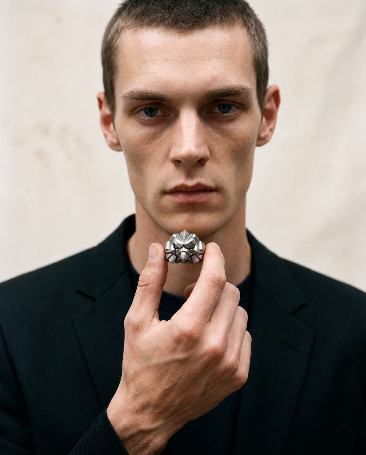 Eagle Head Signet Ring for Men | Hand-Carved 925 Sterling Silver | AETOS Black Rock Jewel Eagle Head Signet Ring for Men | Hand-Carved 925 Sterling Silver | AETOS ring