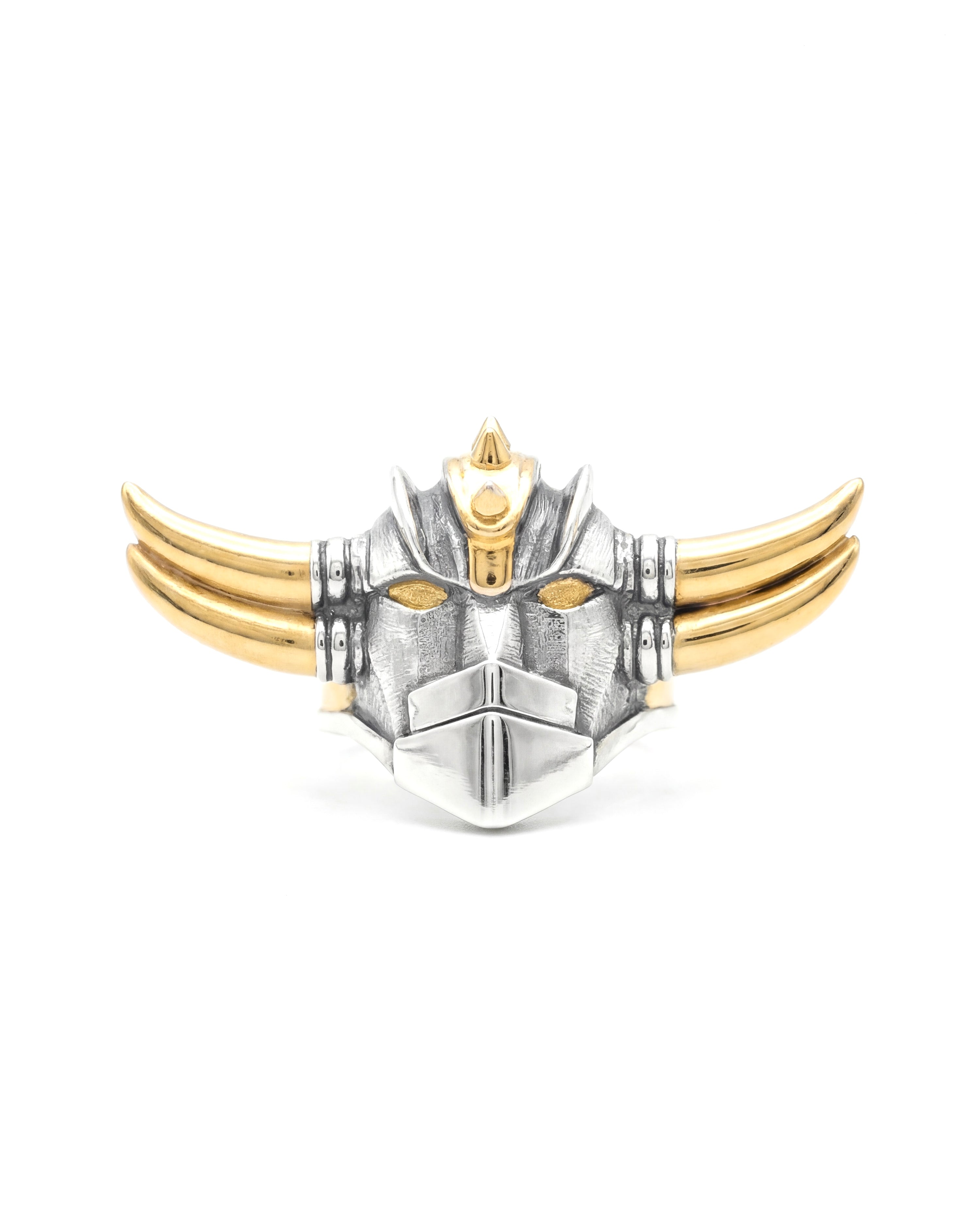GREND — Grendizer Inspired Signet | Gold Plated Sterling Silver