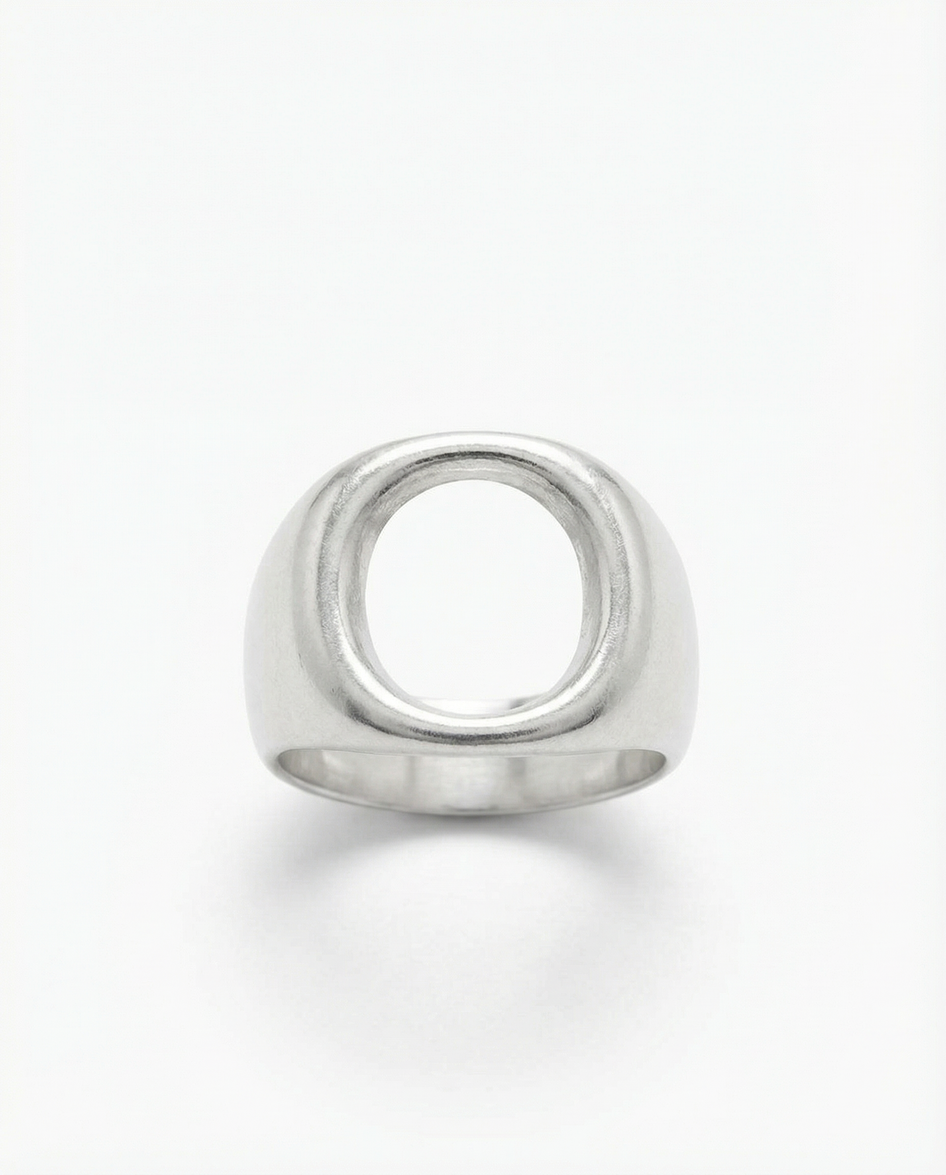 DUNE — Smooth Ellipse Signet | Solid Sterling Silver