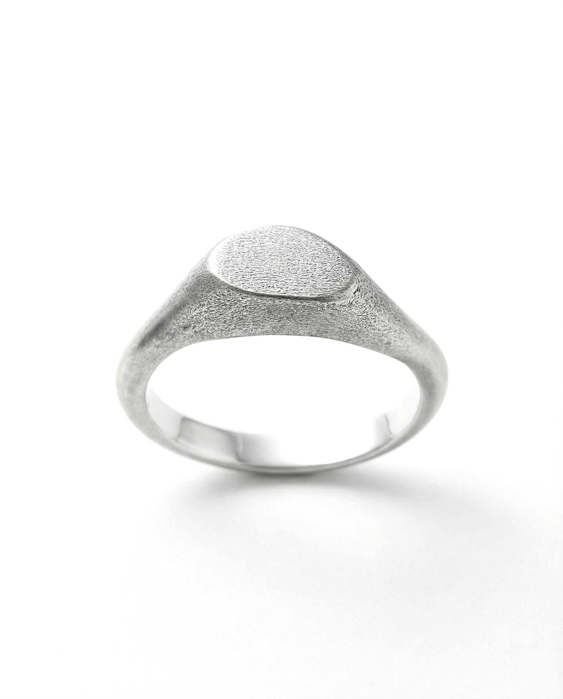 DOT — Minimalist Petite Signet | Solid Sterling Silver Black Rock Jewel DOT Minimalist Petite Signet Ring | Black Rock Jewel ring