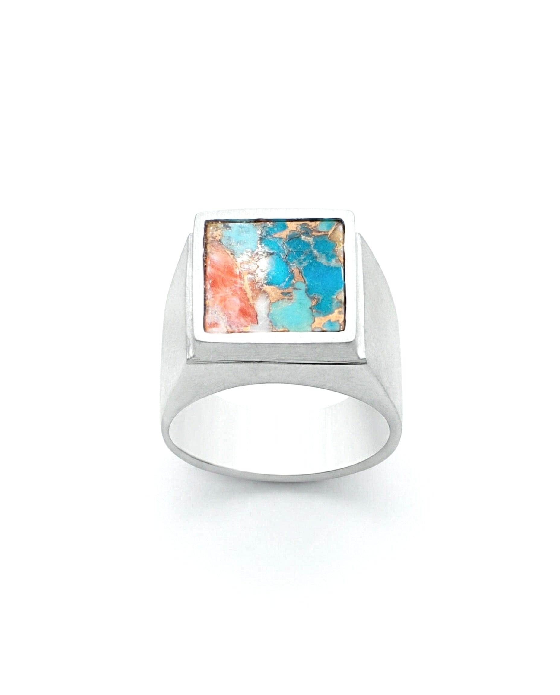 ELEMENT — Copper Oyster Signet | Solid Sterling Silver Black Rock Jewel ELEMENT Copper Oyster Signet Ring | Black Rock Jewel ring