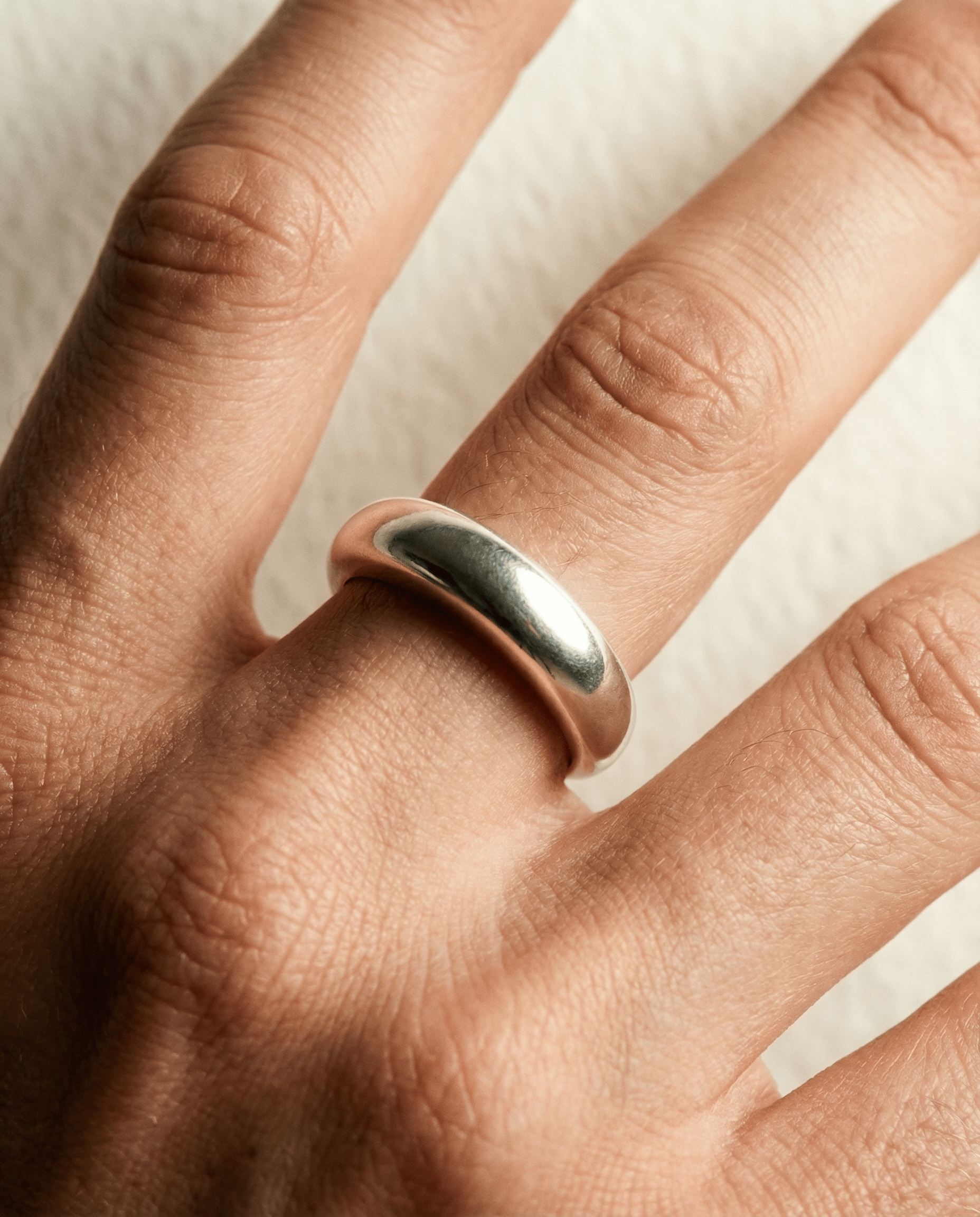 FLUX — Molten Multi-Layer Band | Solid Sterling Silver Black Rock Jewel FLUX Molten Multi-Layer Band | Black Rock Jewel ring