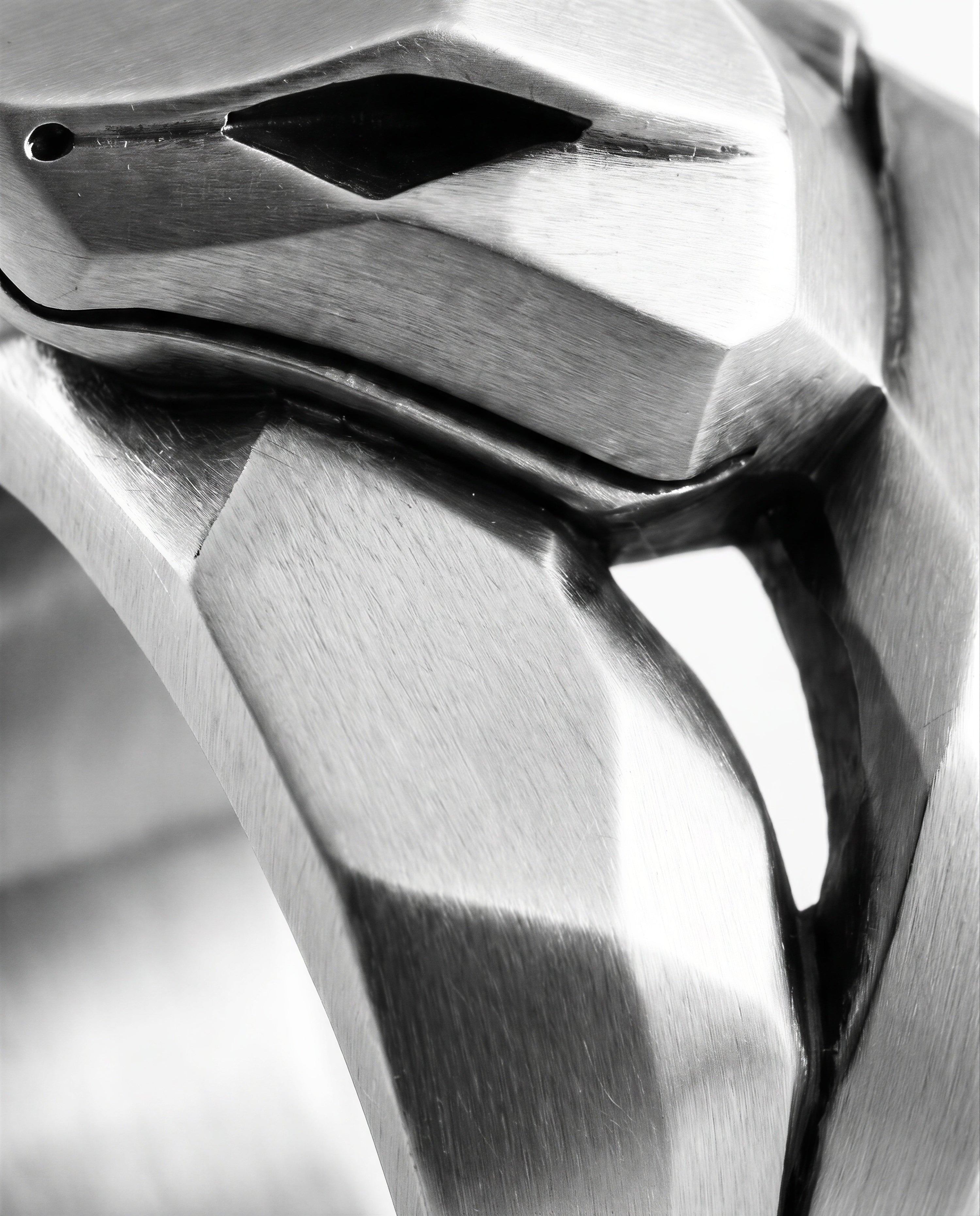 Snake Head Signet Ring for Men | Hand-Carved 925 Sterling Silver | JÖRMUNGANDR - Black Rock Jewel