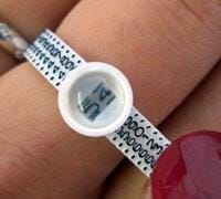 Ring size guide Black Rock Jewel Ring size guide ring